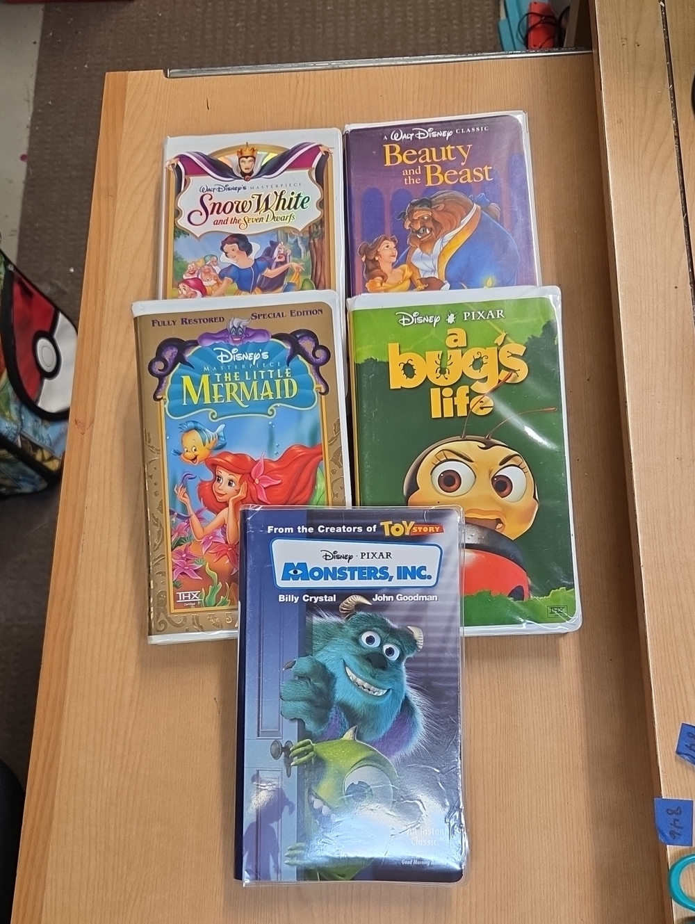 Lot of 5 Disney VHS Movies